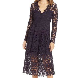 ASTR the Label Lace Midi Dress